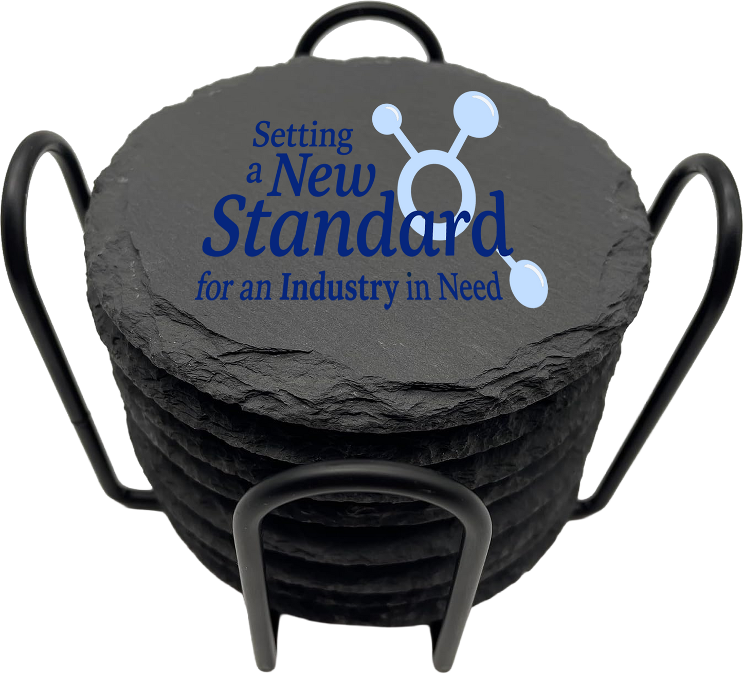 Nourish Health Slate Coaster Set