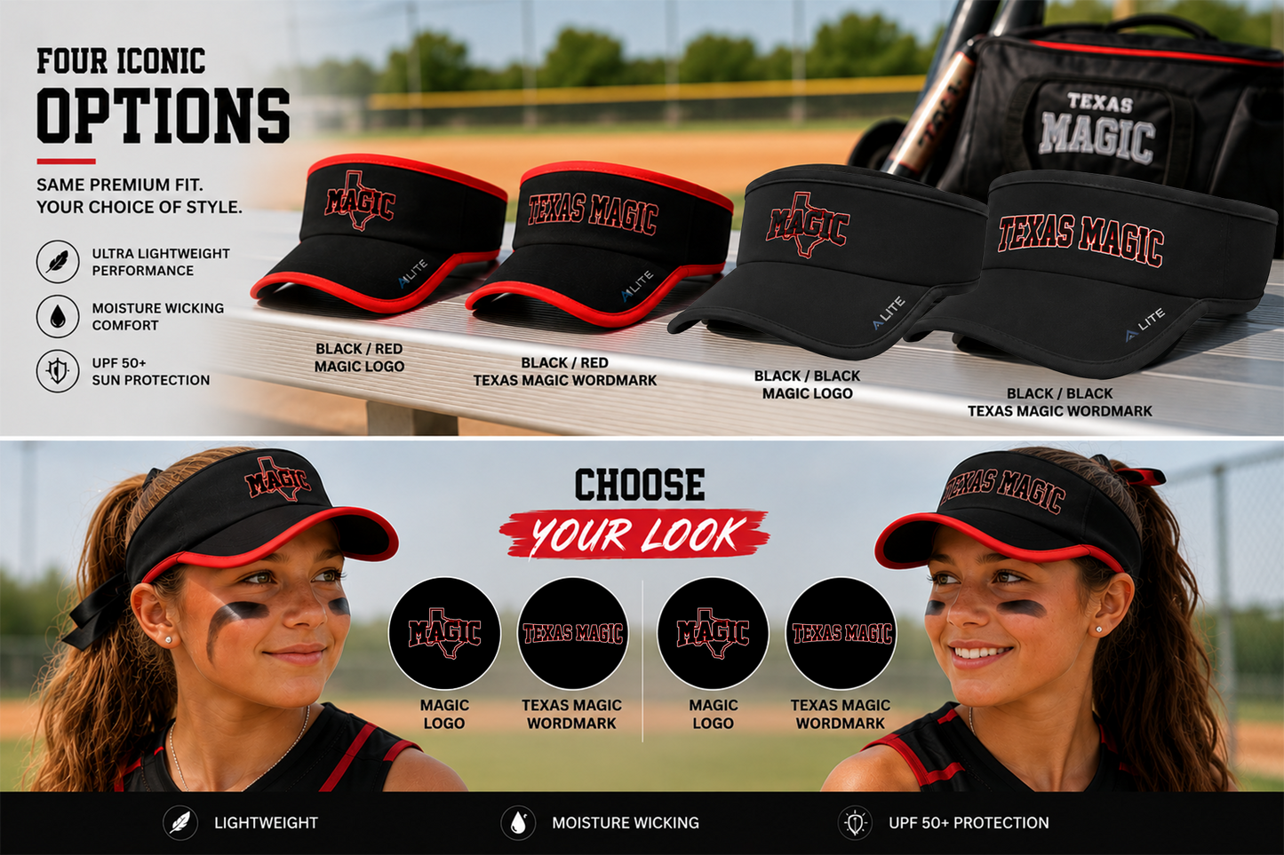 Texas Magic Sport Visor