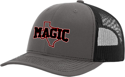 Texas Magic Richardson 112 Trucker Hat | Texas Outline Logo