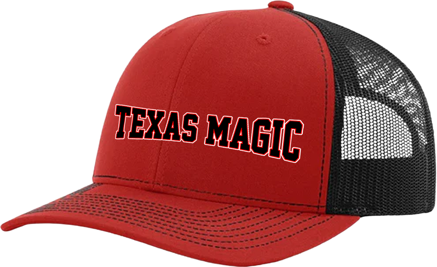 Texas Magic Richardson 112 Trucker Hat | Texas Magic Stretched Logo
