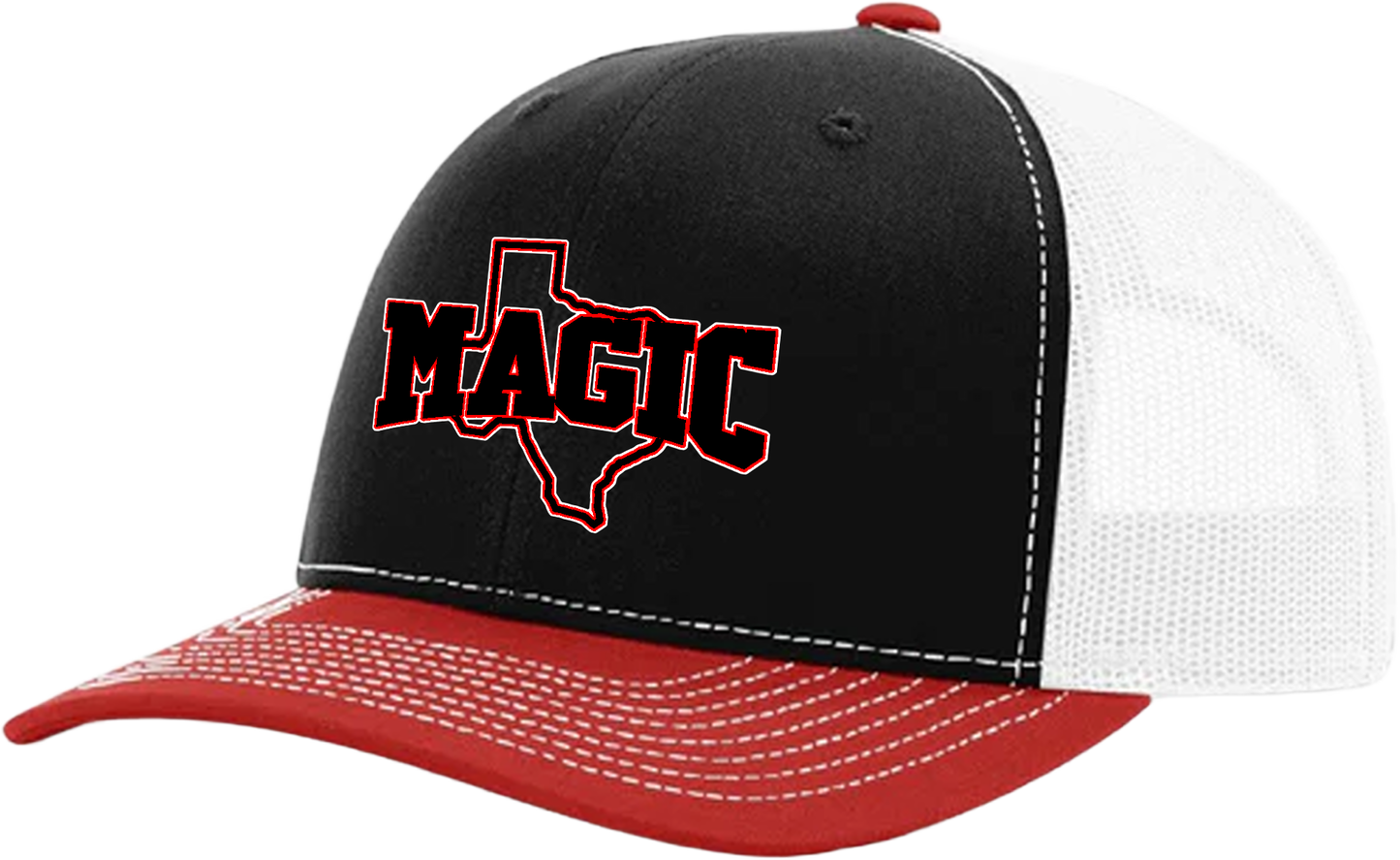 Texas Magic Richardson 112 Trucker Hat | Texas Outline Logo