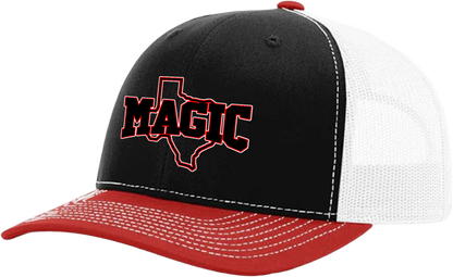 Texas Magic Richardson 112 Trucker Hat | Texas Outline Logo