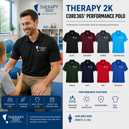 Therapy 2K Mens CORE365 Performance Polo