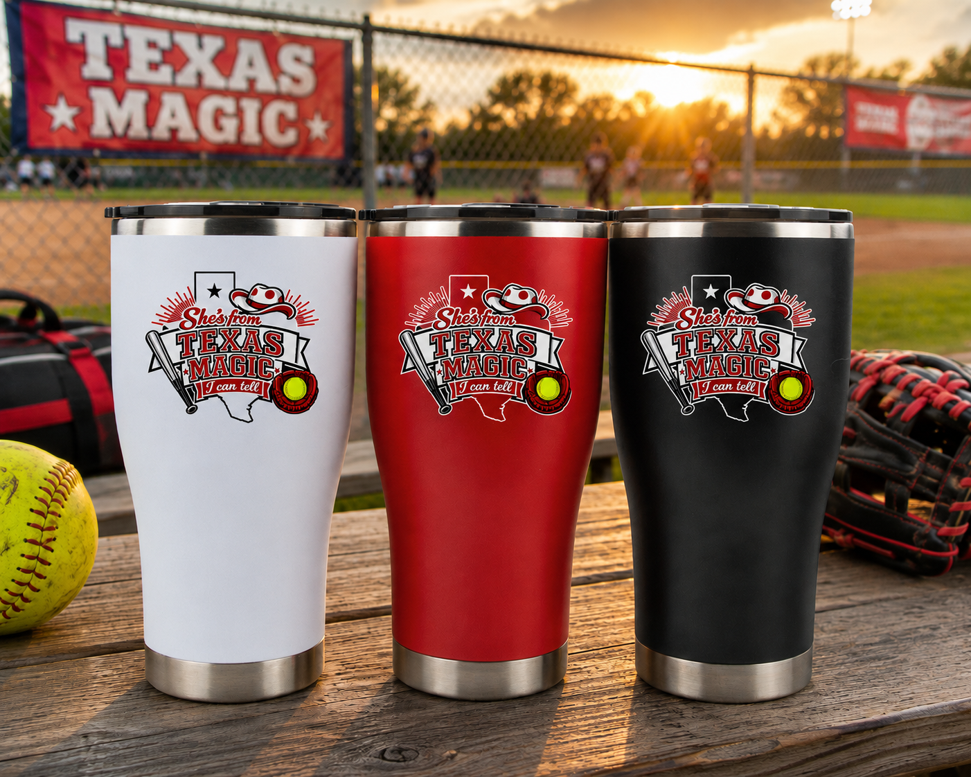 Texas Magic Team Tumbler