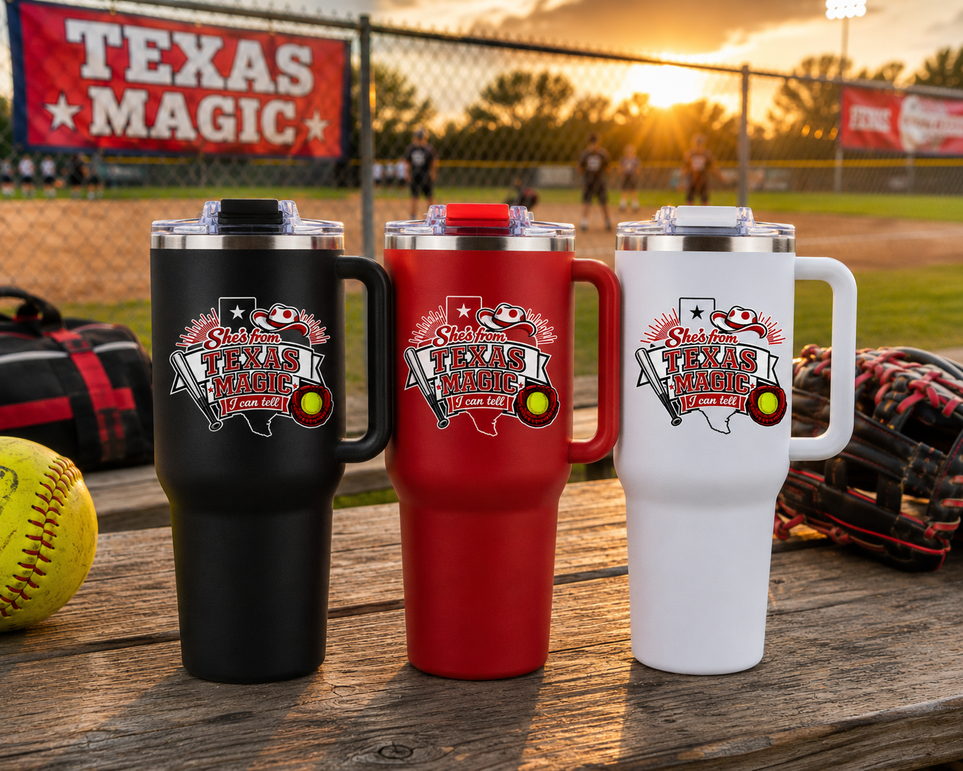 Texas Magic Team Tumbler