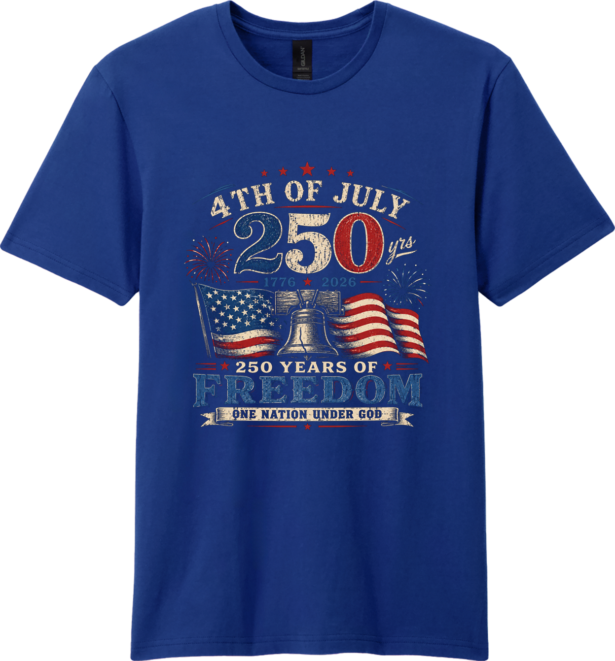 250 Years of Freedom Patriotic T-Shirt