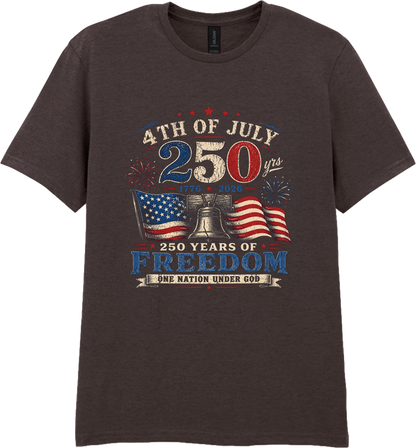 250 Years of Freedom Patriotic T-Shirt