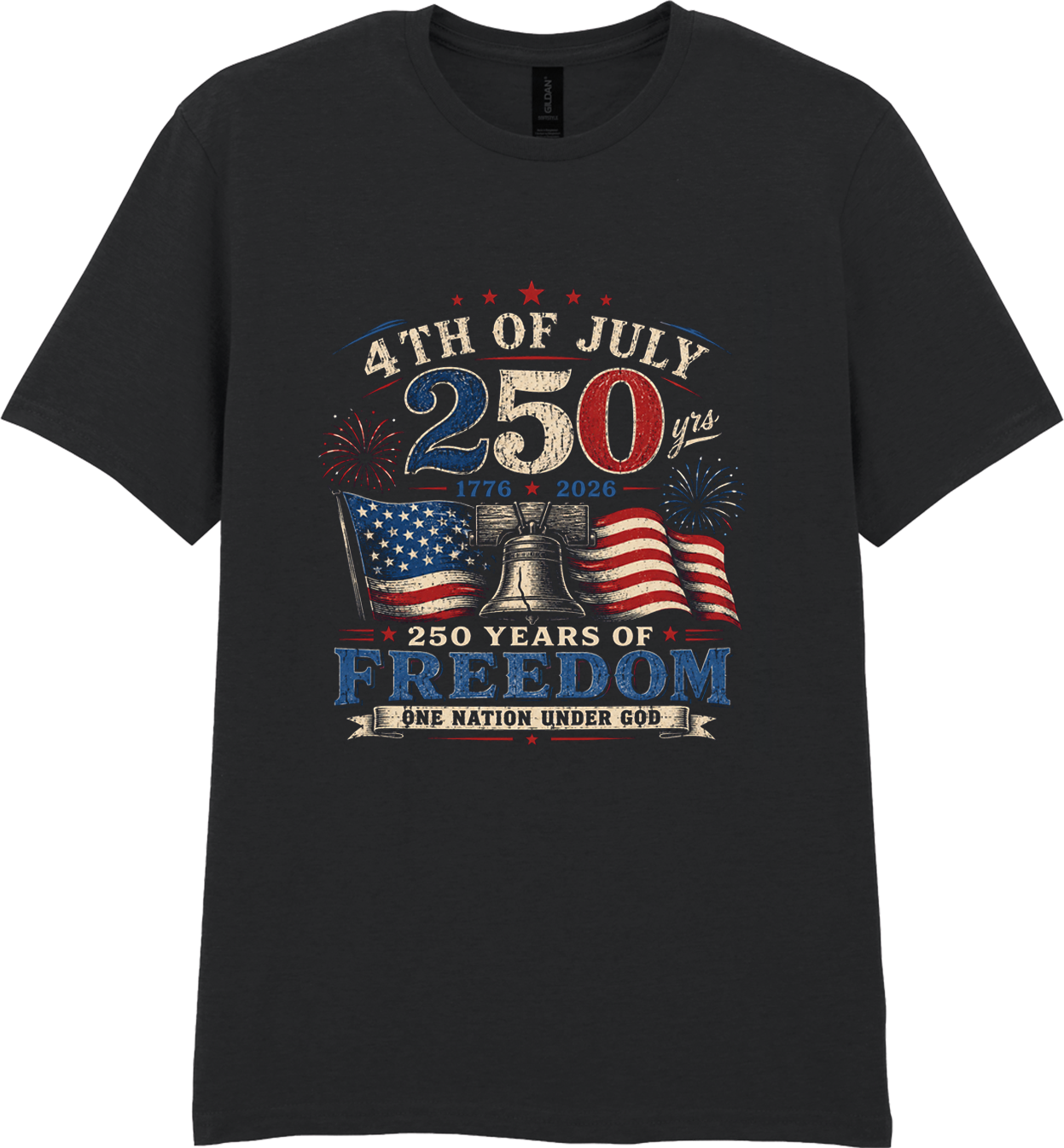 250 Years of Freedom Patriotic T-Shirt