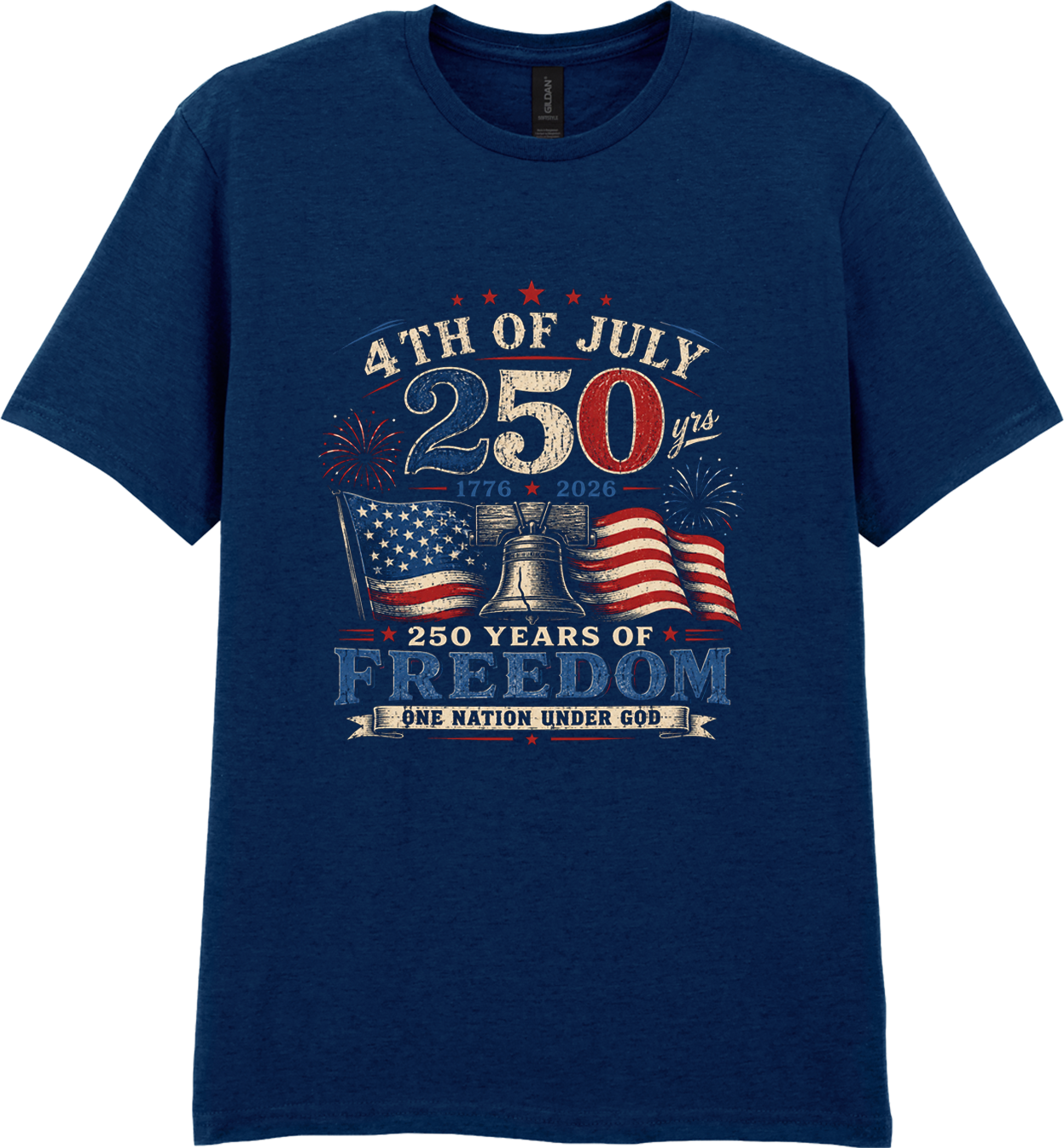 250 Years of Freedom Patriotic T-Shirt