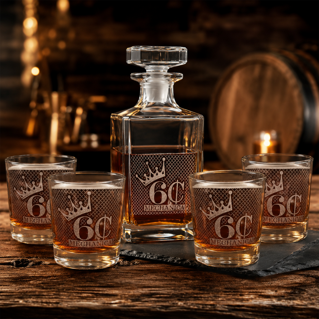Personalized Decanter & Glass Gift Set