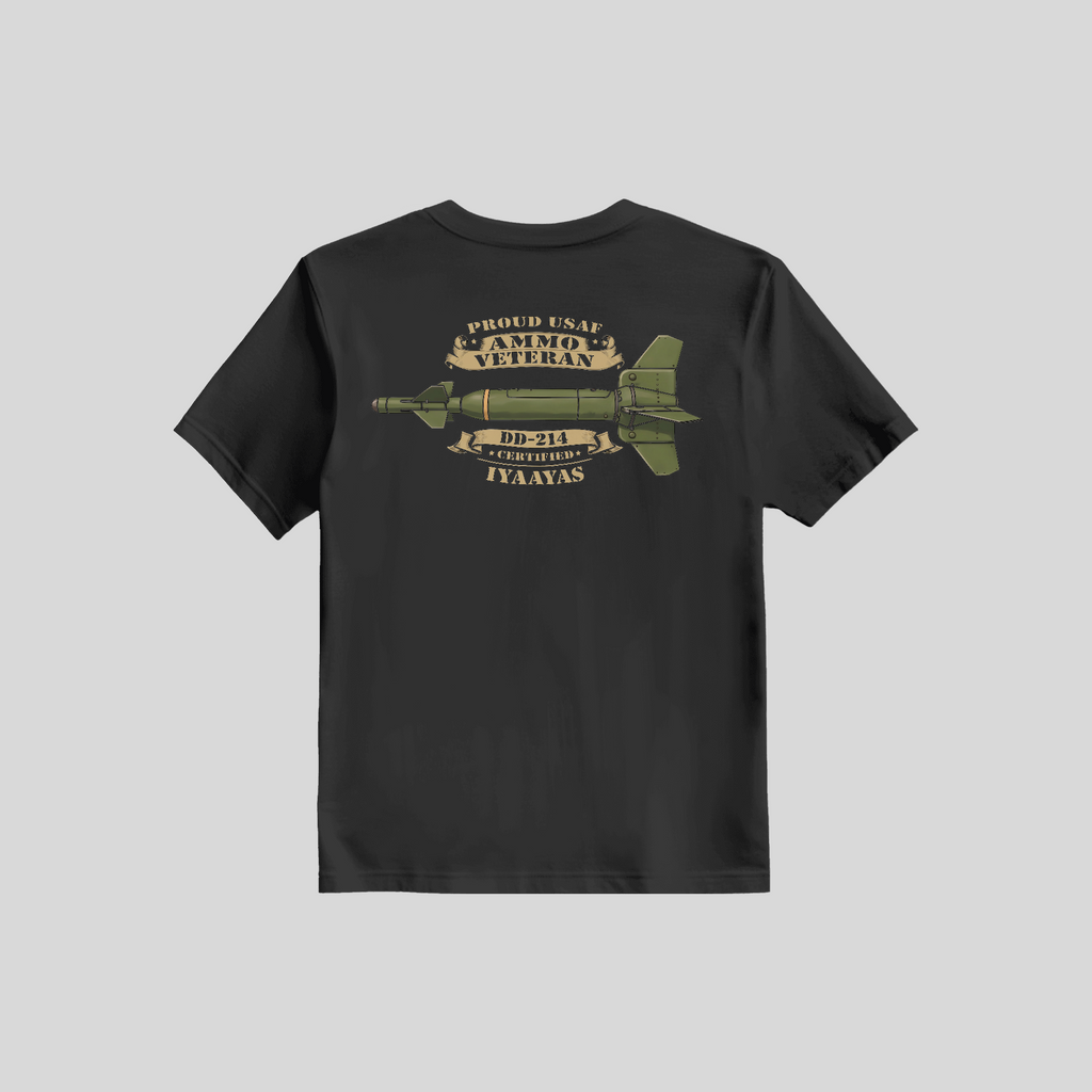 Proud USAF AMMO Veteran – DD-214 Certified Tee