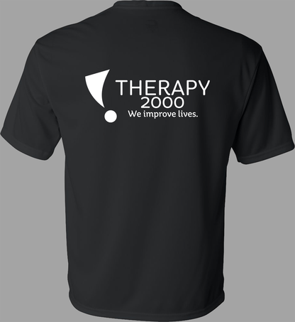 T2K C2 Sport Performance Tee – White Logo