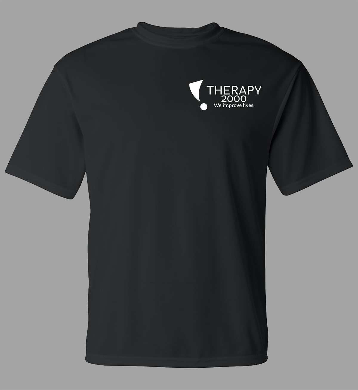 T2K C2 Sport Performance Tee – White Logo