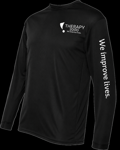 T2K C2 Performance Long Sleeve Tee – White Logo