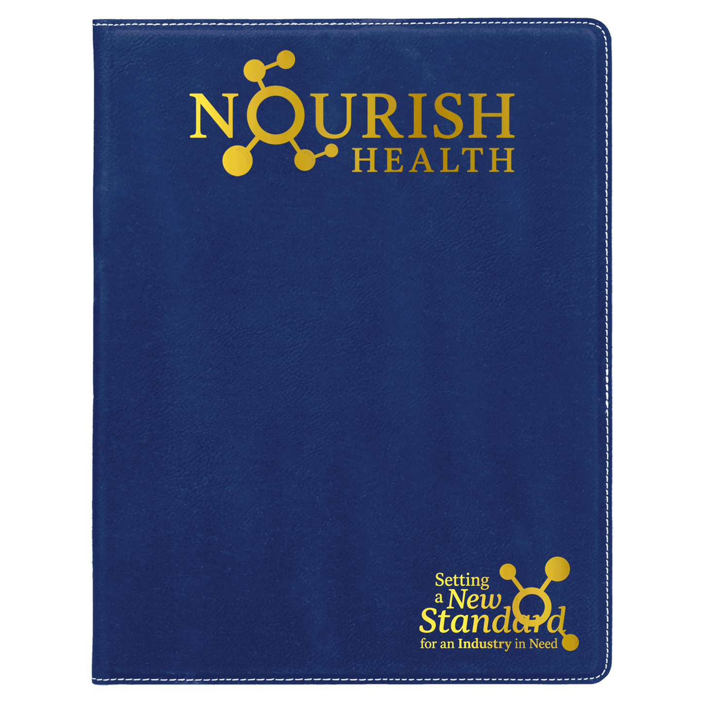 Nourish Health Leatherette Notebook – 8.5" x 11"