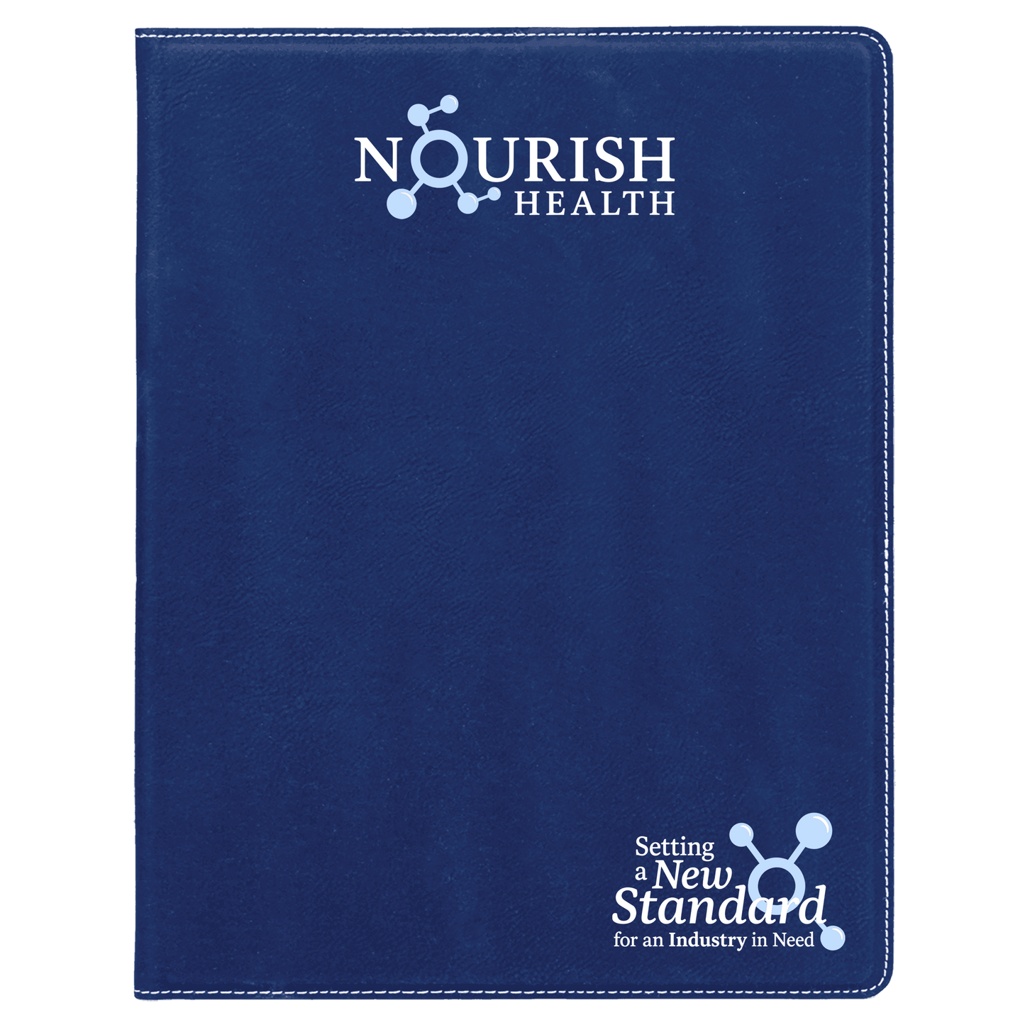Nourish Health Leatherette Notebook – 8.5" x 11"