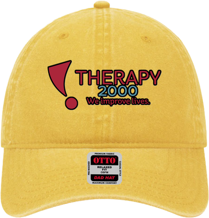 T2K Otto Unstructured Ball Cap Leatherette Full Color UV Printed Leatherette Logo