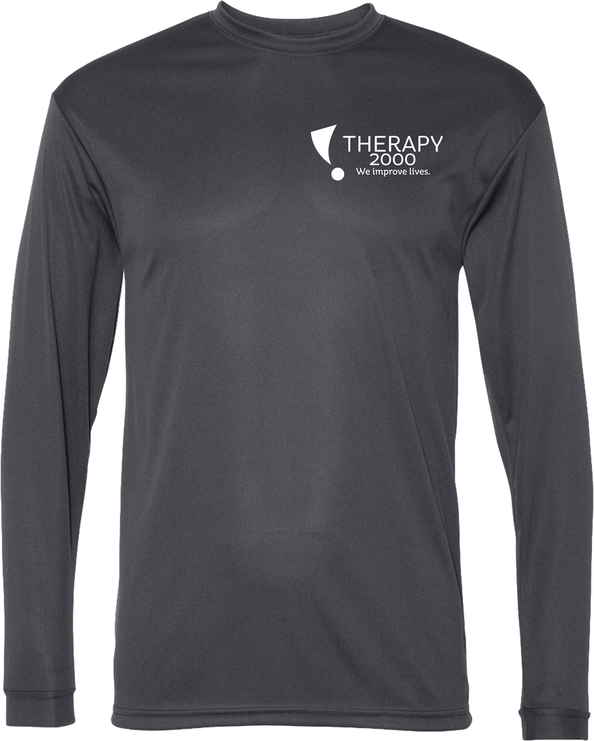 T2K C2 Performance Long Sleeve Tee – White Logo