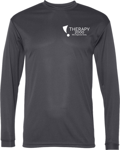 T2K C2 Performance Long Sleeve Tee – White Logo