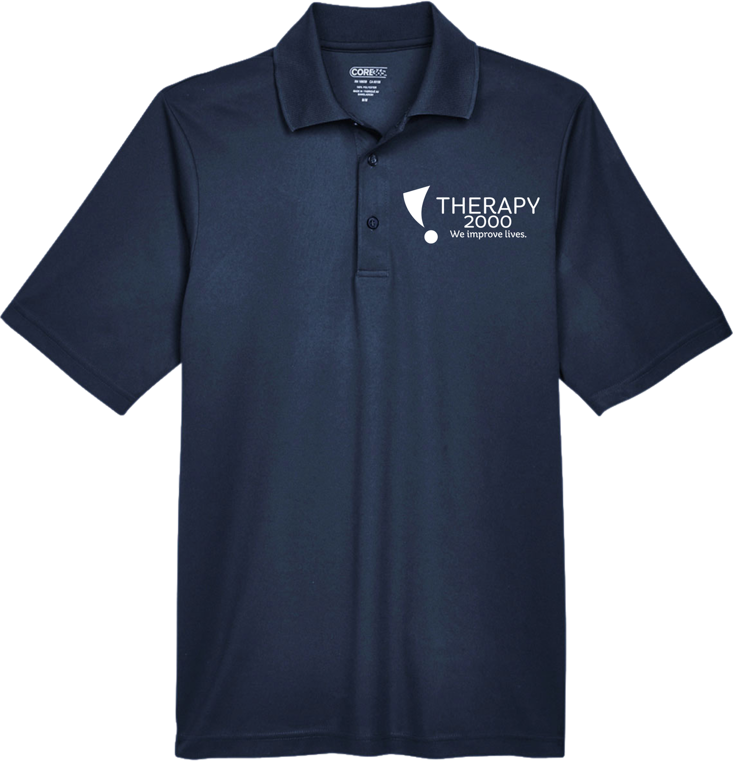 Therapy 2K Mens CORE365 Performance Polo