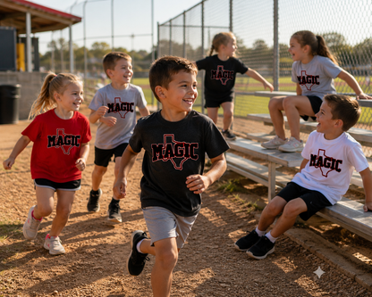 Texas Magic Youth T-Shirt – Texas Outline MAGIC