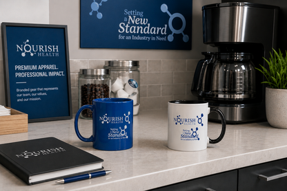 Nourish Health Logo Coffee Mug