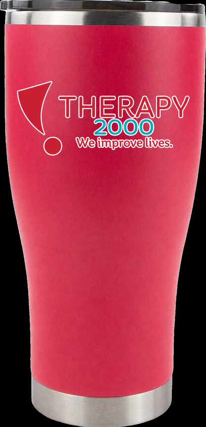 Therapy 2K 30 oz UV Printed Color Logo Modern Curve Tumbler