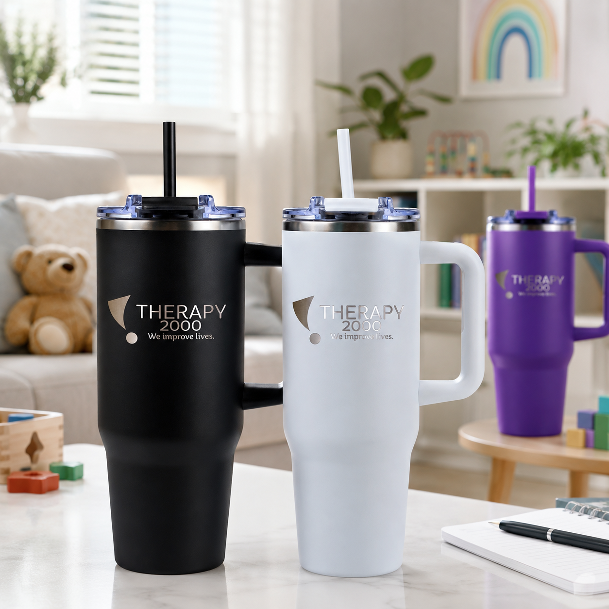 Therapy 2000 30oz Big Swig Tumbler with Handle