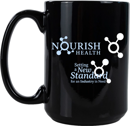 Nourish Health Logo Coffee Mug