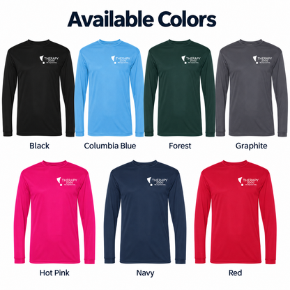 T2K C2 Performance Long Sleeve Tee – White Logo