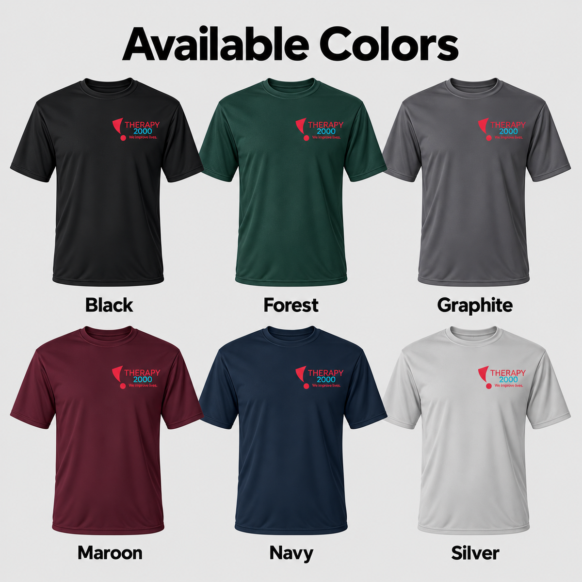 T2K C2 Sport Performance Tee – Full Color Logo
