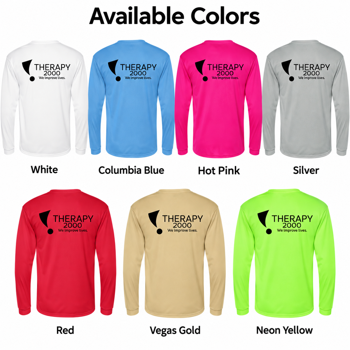 T2k C2 Performance Long Sleeve Tee – Black Logo