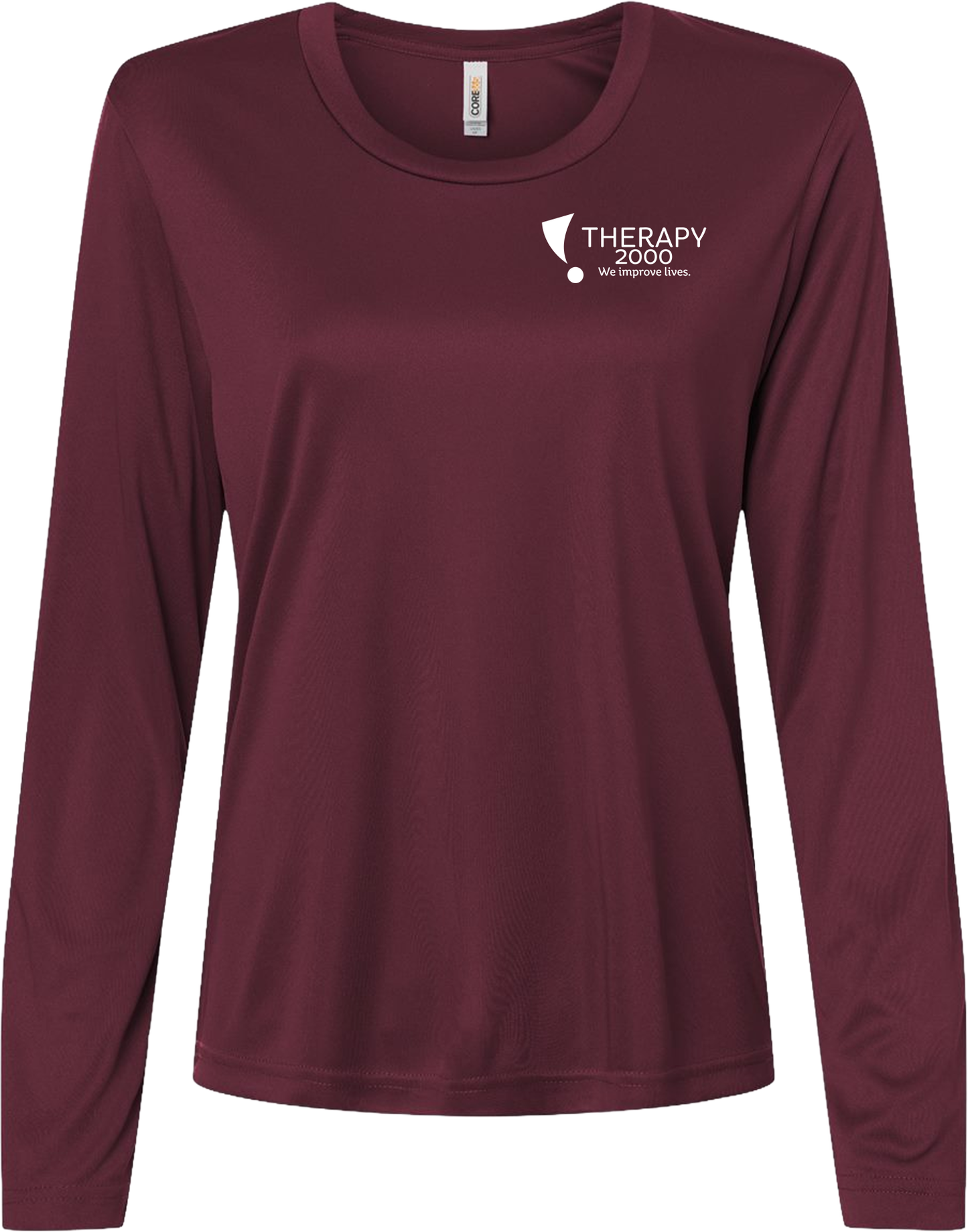 Therapy 2K Women’s CORE365 Long Sleeve Performance T-Shirt