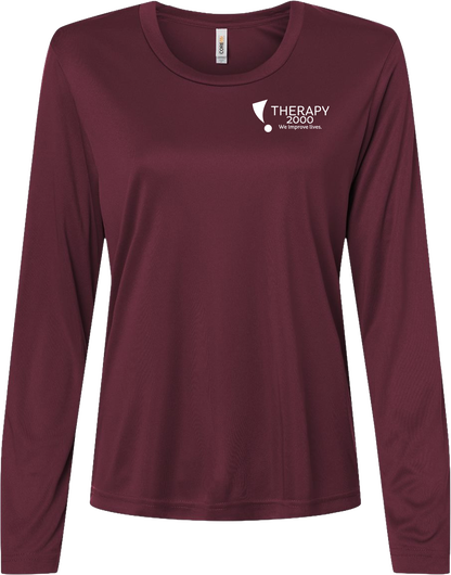 Therapy 2K Women’s CORE365 Long Sleeve Performance T-Shirt
