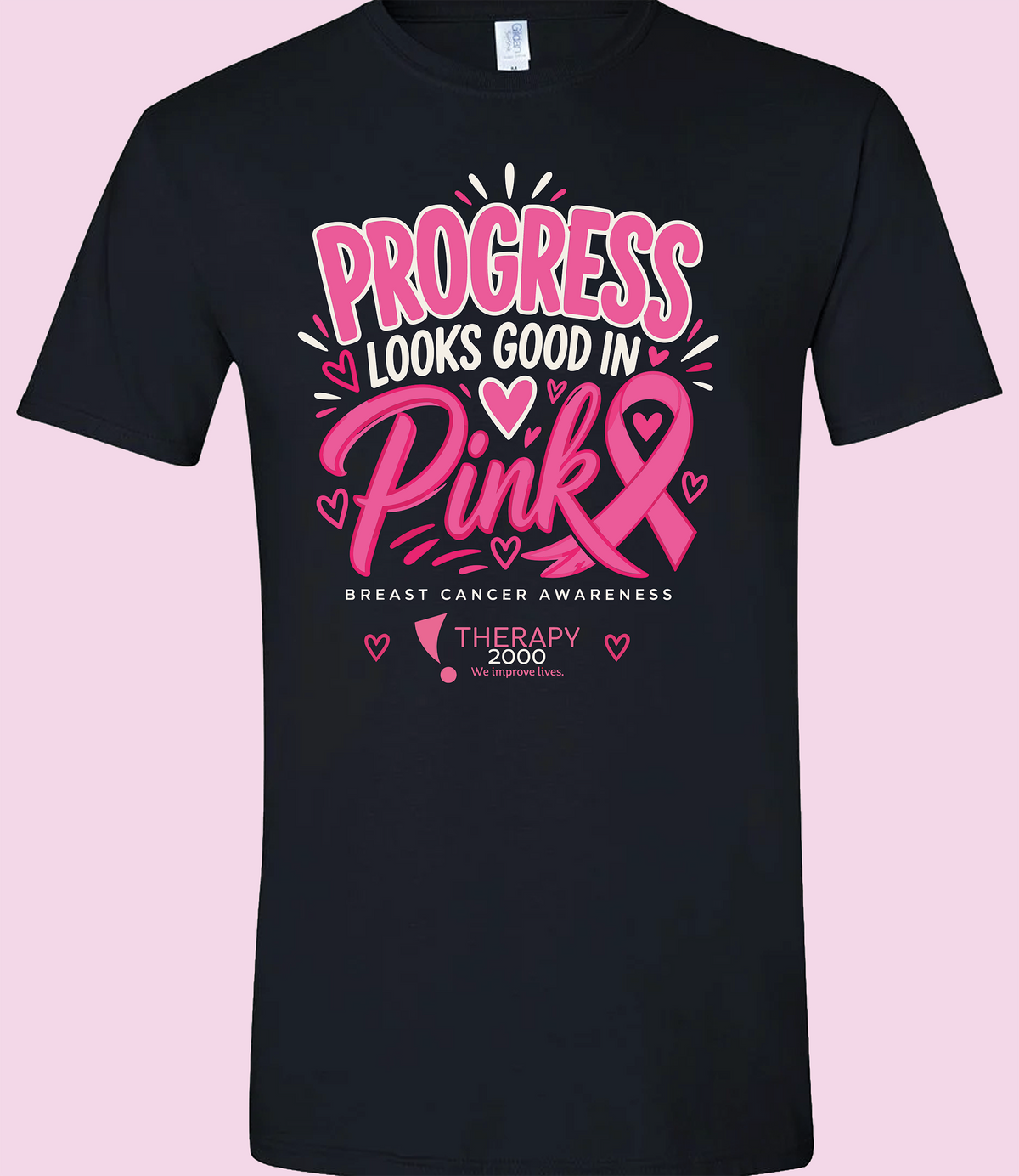 T2K Progress Looks Good in Pink Breast Cancer Awareness Tee