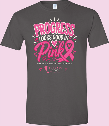 T2K Progress Looks Good in Pink Breast Cancer Awareness Tee