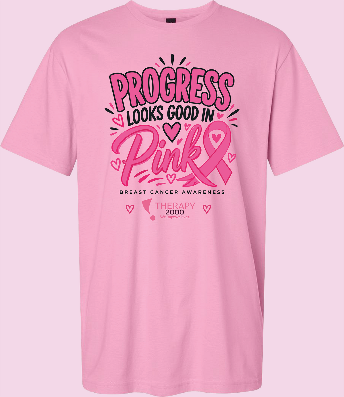 T2K Progress Looks Good in Pink Breast Cancer Awareness Tee