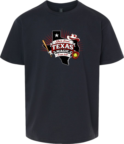 Texas Magic Youth T-Shirt – She's From Texas Magic Graphic