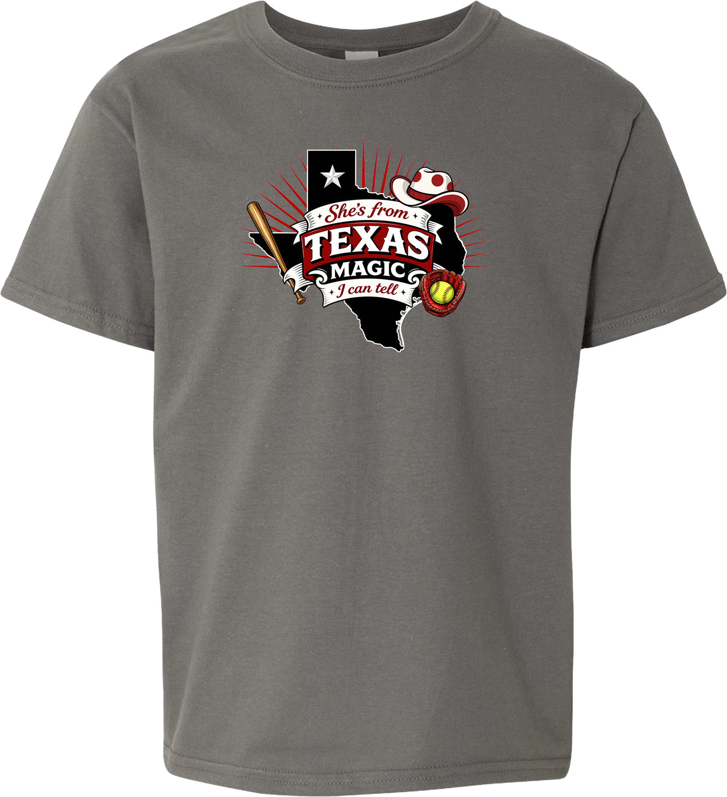 Texas Magic Youth T-Shirt – She's From Texas Magic Graphic