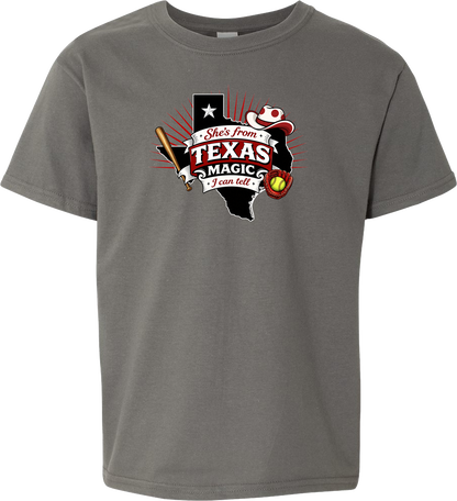 Texas Magic Youth T-Shirt – She's From Texas Magic Graphic