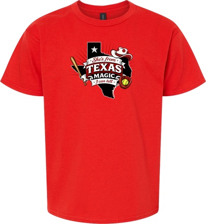 Texas Magic Youth T-Shirt – She's From Texas Magic Graphic