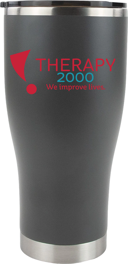 Therapy 2K 30 oz UV Printed Color Logo Modern Curve Tumbler