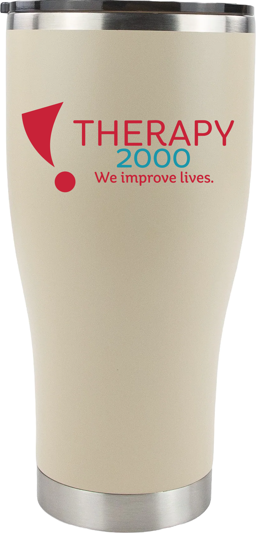 Therapy 2K 30 oz UV Printed Color Logo Modern Curve Tumbler