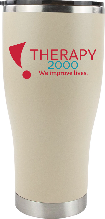 Therapy 2K 30 oz UV Printed Color Logo Modern Curve Tumbler