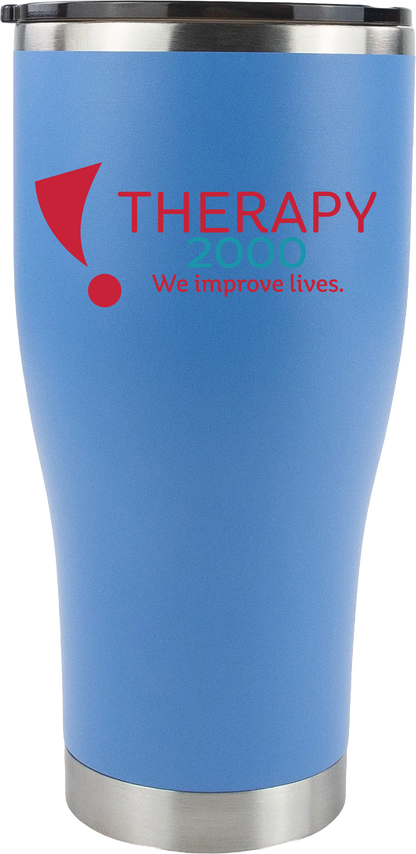 Therapy 2K 30 oz UV Printed Color Logo Modern Curve Tumbler