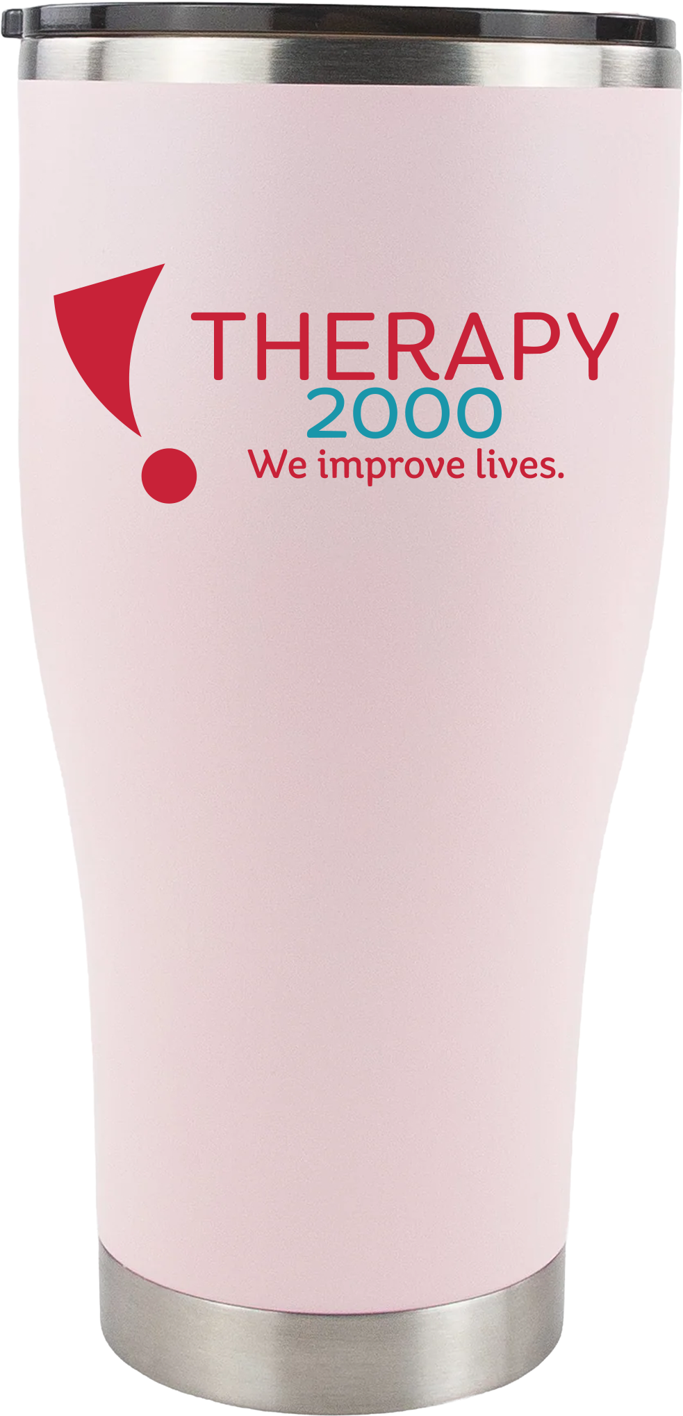 Therapy 2K 30 oz UV Printed Color Logo Modern Curve Tumbler