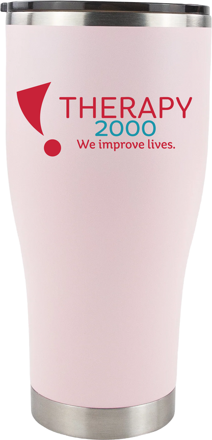 Therapy 2K 30 oz UV Printed Color Logo Modern Curve Tumbler