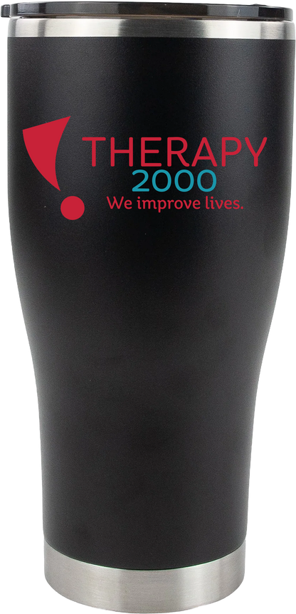 Therapy 2K 30 oz UV Printed Color Logo Modern Curve Tumbler