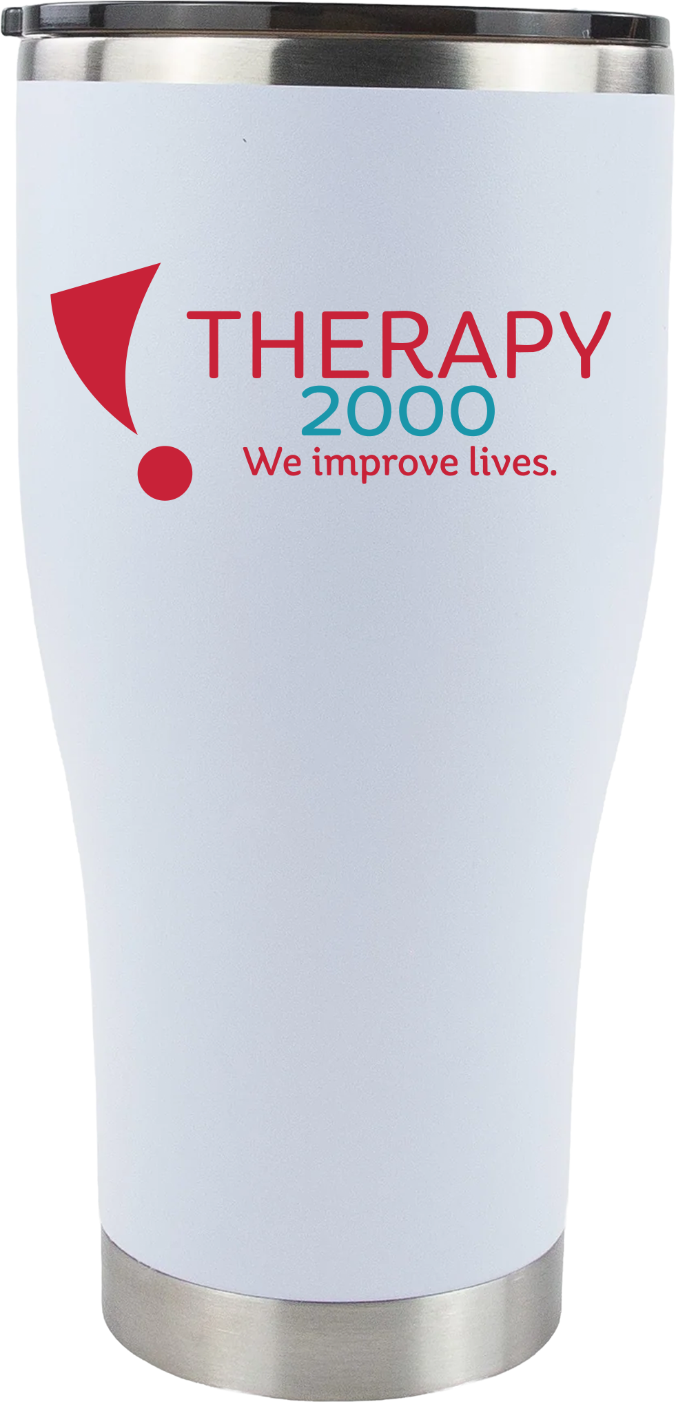 Therapy 2K 30 oz UV Printed Color Logo Modern Curve Tumbler