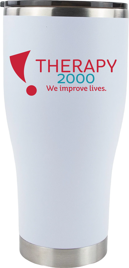 Therapy 2K 30 oz UV Printed Color Logo Modern Curve Tumbler